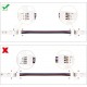 RUNCCI-YUN Led Strip Verbinder Zubehör-Set für 4 Pin RGB 5050 LED Streifen LED Strip Verbinder LED Strip Verteiler LED Stripe Verlängerung LED Strip Eckverbinder LED Streifen Befestigungsclips - BOSTD349