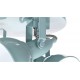 Briloner Leuchten Deckenleuchte Deckenlampe mit 3 dreh-und schwenkbaren Spots im retro vintage Design Fassung: E14 max. 40 Watt Metall Maße: 21x15.6 cm Farbe: mint weiß - BVJGFHN1