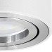 CELI-1W LED Aufbauspot weiß rund flach nur 50 mm Aufbaustrahler schwenkbar mit fourSTEP LED 5W warmweiß Dimmen ohne Dimmer - BGGGOE9V
