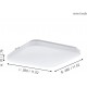 EGLO LED Deckenlampe Frania 1 flammige Deckenleuchte Material: Stahl Kunststoff Farbe: Weiß L: 28 cm - BYEVC18V