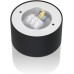 LEDFULL® LED Aufbauleuchte flach inkl. GX53 dimmbar 230V Spot Tageslicht 6W Hell & Sparsam Aufbaustrahler in Schwarz Deckenspot mit 120° Abstrahlwinkel - BCSHO5BH