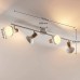 Lindby Deckenlampe Metall Deckenstrahler schwenkbar & drehbar 4x E14 max. 40W ohne Leuchtmittel Deckenspot Spot Strahler Wohnzimmerlampe - BDFOX8JV