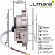 Lumare LED Einbaustrahler 4W | IP44 Spritzwasser geschützt| Extra flach mit 27mm Einbautiefe | Spot für Wohnzimmer Badezimmer | Einbauleuchten Silber Rund | Decken Spot Warmweiß 2700K | 9er Set - BTKJE3QK