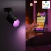 Philips Hue White & Col. Amb. Bluetooth 1-er Spotleuchte Fugato LED GU10 schwarz dimmbar 16 Mio. Farben steuerbar via App kompatibel mit Alexa Echo Echo Dot - BNWAPKWK