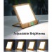 AERVEAL Led-Holzkorn-Licht-Therapie-Lampe Simulation Des Tageslicht-4-Timing-Modus Einstellbare Helligkeit Warm Kühl Farbtemperatur Sonnenlichtlampe - BKWMKHB4