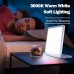 Famkrw Tageslichtlampe 10000 Lux,Touch-Steuerung LED Sonnenlicht Daylight Lampe,Flimmerfrei Und UV-Frei Vollspektrumlampe Lichttherapielampe,Für Depression - BIKVDK43