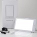 Traurige Lichtbox 32000 Lux Lichttherapie Lampe Flimmer-Und UV-Frei Einstellbar Simulation Von Tageslicht 3 Helligkeitsstufen Faltbare Halterung Touch-Steuerung,Weiß - BRKNX3WK