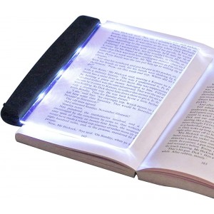 Agatige Buchlicht LED-Buchlichtpanel zum Lesen im Bett bei Nacht tragbare LED-Flachplattenlampe Augenschutz Schlafzimmer - BYPBBA21