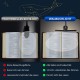 Electight 14 LEDs Leselampe Buch Klemme mit 2 Köpfen USB Wiederaufladbar Klemmleuchte Buchlampe mit 3 Beleuchtungsmodi Stufenlos Dimmbar Batterieanzeige bis zu 80 Stunden für Leser & Kinder - BAKEAW9A