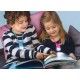 moses. Lese Buddy Das Leselicht für Kinder | Multifunktionale Leselampe in Blau | Taschenlampe zum Umhängen Silikon, - BNKVT951