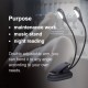 Tiiyee Notenpultleuchte Clip On Light Leselichter LED USB Schreibtischlampe mit 2 Helligkeit Wiederaufladbare Buchlampe Mini Light 360 ° Flexible Schwanenhals Klemmlampe für Bett - BKECE6ME