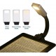 weemoment Leselampe Buch Klemme Leselampe LED mit LEDs 3 Modus Helligkeit Stufenlos Einstellbar Flexibel USB Wiederaufladbare Buchlampe LED Klemmleuchte für Nachtlesen Büro Buch Bett - BGMBJMHJ