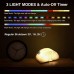 YUANJ Buchlampe Buchlampe Led Leselampe 12 Farben und Timer Dimmbares Stimmungslicht mit wiederaufladbarer USB Fernbedienung Dekorative Nachtlicht Geschenk für Frauen Eltern KinderNussbaumholz - BDXDYQE6