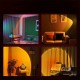 GY sunset lampe USB-Anschluss LED Projektorlicht 360 ° drehbares romantisches Vision-Stimmungslicht geeignet für Fotografie Selfie Wohnzimmerdekoration - BAAYHN6J