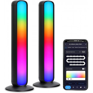 Kuaided Smart LED Lightbar WiFi Gaming Lampe Funktioniert mit Alexa und Google Assistant LED Lampe Sync mit Musik und APP Control Steuerung für TV Filme PC - BXDYX7K3