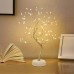 LED Baum Lichter Warmweiß USB Bonsai Baum Licht Verstellbare Äste Batteriebetrieben Dekobaum Belichtet Kleine Baumbeleuchtung Innen Deko 108 Lampenperlen - BBJUU138