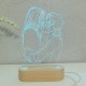 LED Nachttischlampe Personifizierte Lampen-Foto-Stich des kundenspezifischen Foto-3D beste TextHochzeitstag-Weihnachtsgeburtstags - BEKWQ9A5