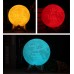 Mond lampe 3D personalisiert Foto Text Muster LED zimmer deko licht 16 Farben Fernbedienung und Touch-Steuerung 20cm Benutzerdefiniertes Bild Foto 16 Farben - BZFNOEKK