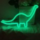 QiaoFei Dino Neon-Lichtschild Dinosaurier-Dekoration Wandkunst Schild für Kinder Geschenk batteriebetrieben oder USB-betrieben LED-Nachtlichter für Mädchen-Schlafzimmer Heimzubehör - BNNOYHMD
