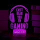 ZWOOS Gaming Lampe – Illusion Nachtlicht LED Gaming Licht mit Fernbedienung 16 Farben 4 Beleuchtungsmodi Gaming Dekoration Model D - BRUYE3DN