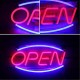 LED Leuchtreklame"Open" Werbung Schild Leuchtschild Neon Nachtlichter Beleuchtung LED Leuchtschilder Panel Leuchtwerbung für Licht Lampe Schlafzimmer Bar Pub Hotel Café Restaurant - BTYYQEJN