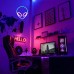 Letimor Alien Neon Light Leuchtreklamen Leuchtschilder Led Wandschild für Zimmer Deko | Gaming LED Neon Schild Nachtlicht für Schlafzimmer Kinder Spiel Party Geburtstag WeihnachtenRosa-Blau - BRJQP4JE