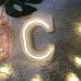 Leuchtende Festzelt-Buchstaben Buchstaben Neonschilder Wanddekoration Tischdekoration für Zuhause Bar Weihnachten Geburtstag Party Valentinstag Wörter warmweiße Buchstaben C - BAFOP51A