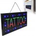 Tattoo Shop LED Open Sign Werbetafel,Tattoo Shop LED Zeichen Tätowierung Piercing Store Open Sign mit Kettenzubehör EU Plug 250V,Zeichen Tattoo Shop Zubehör - BJAKGVQ2