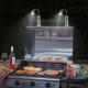 2 STÜCKE Grill Grill Magnetic BBQ Licht Outdoor Camping Sport Beleuchtung Leselampen magnetfuß 360 Grad Flexible schwanenhals verstellbare projektor - BHFHLB9J