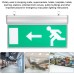 LED-Rettungszeichenleuchte grünes Rettungszeichen automatische Sicherheits-Evakuierungs-Kontrollleuchte für Unterhaltungsstätten. Supermärkte Hotels Krankenhäuser Bibliotheken Bahnhöfe Links - BJNSVKK5
