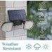 OUSFOT Außenleuchten solarbetrieben 56 LEDs solarbetrieben Bewegungsmelder wasserdicht Sicherheitslicht Doppelköpfe verstellbarer Strahler für Hof Garage Garten Zaun Tür Wand 2 Stück - BRJQGW1M