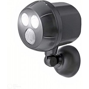 Proxinova Spot LED Strahler mit Bewegungsmelder Außen PIR Leistungsstarke LED Lampe als Einbruchsschutz Lampe mit Bewegungsmelder Aussen Batteriebetriebe Kompakt & Leichte Montage - BHWVFQW4