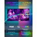 Gaoxun LED Strip 5m RGBIC LED Streifen Farbwechsel LED Lichterkette mit Fernbedienung WiFi App-steuerung Musik Sync kompatibel mit Alexa Google Assistant LED Band für Zuhause Schlafzimmer - BBNEEADV