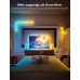 Govee Envisual TV Hintergrundbeleuchtung T2 mit Dual-Kamera für 55-65 Zoll Fernseher und PC RGBIC WiFi TV LED Hintergrundbeleuchtung kompatibel mit Alexa und Google Assistant doppelte Lichtperlen - BWSGIKA8