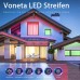 LED Strip 10M RGB Smart LED Streifen Farbwechsel LED Band Musik Sync LED Lichterkette mit Fernbedienung und App-steuerung für Leiste Zuhause Schlafzimmer Küche Party - BUNNBW16