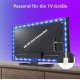 Led TV Hintergrundbeleuchtung MYPLUS 2.5M USB Led Beleuchtung mit Fernbedienung Und DIY Farbwechsel RGB LED Streifen für 32-49 Zoll HDTV,TV,PC Bildschirm - BCDKQEHA