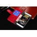 Karomenic PU Leder Hülle kompatibel mit Samsung Galaxy A5 2017 Einfache Geometrie Handyhülle Brieftasche Mädchen Männer Schutzhülle Klapphülle Magnet Ledertasche Wallet Flip Case Etui,Rot - BKBROJHM
