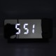 Pasamer Projektionsradio-Timer Digitaler Wecker Modernes Design 4 Helligkeitsstufen um 180 ° Drehbarer Augenschutz FüR das Schlafzimmer Im - BBDIU61B