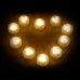 12stk Flammenlose LED Teelicht Kerzen Batteriebetriebene Unterwasser Licht für Hochzeit Geburtstagsfeier Festivalfeier Vase Badewanne Aquarium Warmes Weiß - BPKKHW37
