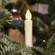 Aufun 30x LED Weihnachtsbaumkerzen Kabellos Warmweiß mit Batterien Fernbedienung Timer Flackern Dimmbar Christbaumkerzen als Dekoration für Weihnachten Weihnachtsbaum Party - BPEDS42A