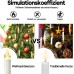 Froadp LED Flammenlose Baumkerzen Warmweiß Mini Weihnachtskerzen Batteriebetriebene Kerzen Satz Christbaumkerzen mit Fernbedienung Kabellos und Clips 40er Pack - BFXPLMND