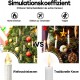 Froadp LED Flammenlose Baumkerzen Warmweiß Mini Weihnachtskerzen Batteriebetriebene Kerzen Satz Christbaumkerzen mit Fernbedienung Kabellos und Clips 40er Pack - BFXPLMND