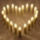 Koopower 20er LED Kerzen mit Timer Fernbedienung und Batterien Dimmbar Kerzenlichter Flammenlose Weihnachtskerzen für Weihnachtsbaum Weihnachtsdeko Hochzeit Geburtstags Party-Warmes Weiß - BXZLLM37