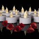 Led Teelichter 24Stück Flammenlose Led Kerzen Elektrische Gefälschte Kerze mit Flackernd Lichter CR2032 Batteriebetrieben Teelichter für Weihnachten Ostern Hochzeit Party Dekoration Warm weiß - BCCGTME2