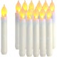 Raycare 12er Set LED Stabkerzen Flammenlose Tafelkerzen batteriebetrieben Harry Potter Kerzen für Muttertagsgeschenk Party Hochzeit Kirche Dekorationen MEHRWEG - BNQZL3NA