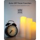salipt LED Kerzen mit Timer LED Kerze Batteriebetrieben Flackernde Flamme Durchmesser 5.6 cm Flammenlose Kerzen Outdoor Wasserdicht 10er-Set Weiß Höhe 10.2 12.7 15.3 17.8 cm - BVYWAH7M