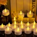 Tappovaly 24 Stück LED Teelichter,LED Flammenlose kerzen Flackern Teelichter elektrische Kerze Lichter Batterie Dekoration für Weihnachten Weihnachtsbaum Ostern Hochzeit Party - BVQWO1J9