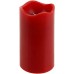 ToCi 4er-Set LED-Kerze Rot Ø 7 x 13 cm mit Timerfunktion flammenlose Echtwachs-Kerzen mit flackernder LED-Flamme - BBDFOW6A