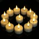 Yme 12er-Pack LED Teelichter mit 6-Stunden Timer Flammenlose Batteriebetriebene Kerzen mit 3D-Docht Warmweißem Flackerndem Licht für Haus Dekoration Hochzeitsdeko - BLQCC73K
