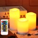 yucanucax Flammenloses LED-Kerzenlicht mit Fernbedienung für den Innen- und Außenbereich farbwechselnde Kunststoff-Kerzen 3 Stück… - BFLIX2V8